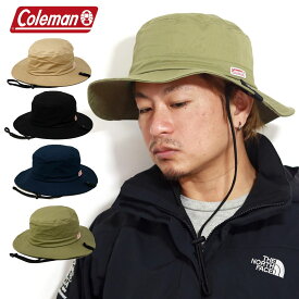 ＼本日クーポン利用で10%OFF／ ハット coleman キャンプ アドベンチャーハット あご紐 メンズ ハット コールマン レディース コットンハット ウォッシュド加工 キャンプハット 登山 日よけ 帽子 誕生日 プレゼント クリスマス ギフト ラッピング無料 [ adventure