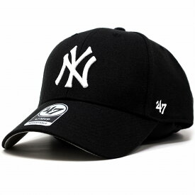 キャップ 47brand フォーティーセブン マジックアジャスター ニューヨーク・ヤンキース ツイル生地 Yankees '47 MVP BLK フリーサイズ ブラック 黒 10代 20代 30代 40代 誕生日 プレゼント ラッピング無料 [ baseball cap ]