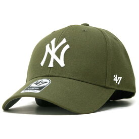 キャップ 47brand 47キャップ フォーティーセブン マジックアジャスター ニューヨーク・ヤンキース ツイル生地 Yankees '47 MVP Sandalwood フリーサイズ グリーン サンダルウッド 10代 20代 30代 40代 誕生日 プレゼント 父の日 [ baseball cap ]