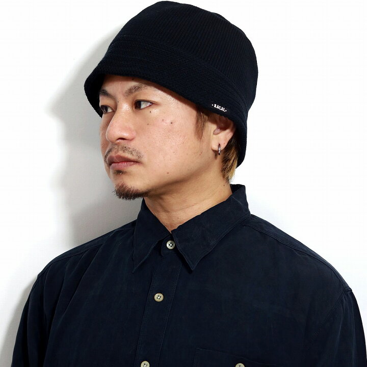 ニット帽 メンズ Racal コットン セーラーハット ニットハット ニット帽子 ハット バケットハット ブランド ラカル レディース 日本製 秋 97 Off 秋