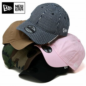 NEWERA 帽子 9TWENTY キャップ メンズ レディース ニューエラ ベーシック ウォッシュドコットン クロスストラップ 迷彩 ピンク 黒 カーキ ストライプ 定番 クリスマス ギフト プレゼント 誕生日 ラッピング 包装無料 [ baseball cap ]