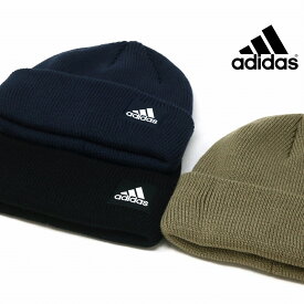 【告知◇クーポン利用で10%OFF】 adidas ニット帽 軽量 ニットワッチ メンズ 肉厚 温かい お手入れ簡単 洗濯機洗いOK 折り返しニット アディダス ロゴ ニットキャップ メンズ 秋冬 スポーツ クリスマス プレゼント adidas 帽子 通販 誕生日 ギフト ラッピング無料