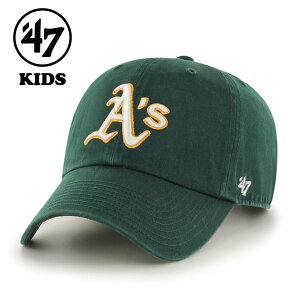 LbY Lbv KIDS 47brand 47Lbv I[NhEAX`bNX tH[eB[Zu uh N[ibv q Athletics Kids '47 CLEAN UP x[X{[Lbv  _[NO[ q