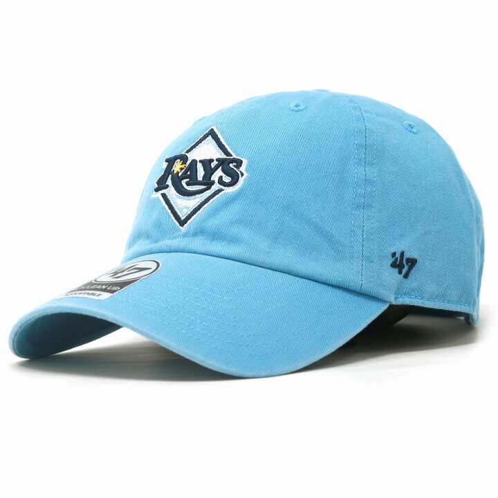 楽天市場 キャップ メンズ レディース ブランド 47brand クリーンナップ フォーティーセブン コットン Rays 47 Clean Up Columbia フリーサイズ ライトブルー タンパベイ レイズ Baseball Cap 10代 代 30代 40代 誕生日 プレゼント ラッピング無料