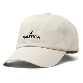 キャップ メンズ NAUTICA ノーティカ ブランド コットン 春夏 秋冬 帽子 レディース キャップ 小顔シルエット 90年代ファッション 無地 夏 黒 紺 白 ベージュ フリーサイズ ギフト プレゼント 誕生日 ラッピング 包装無料 [ baseball cap ]