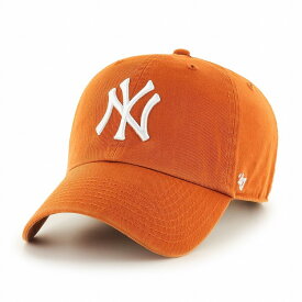 フォーティーセブン ブランド キャップ ヤンキース ニューヨーク・ヤンキース '47 CLEAN UP メンズ レディース 47BRAND 春 夏 秋 冬 Burnt Orange バーントオレンジ ヤンキース 10代 20代 30代 40代 誕生日 プレゼント ラッピング無料 [ baseball cap ]