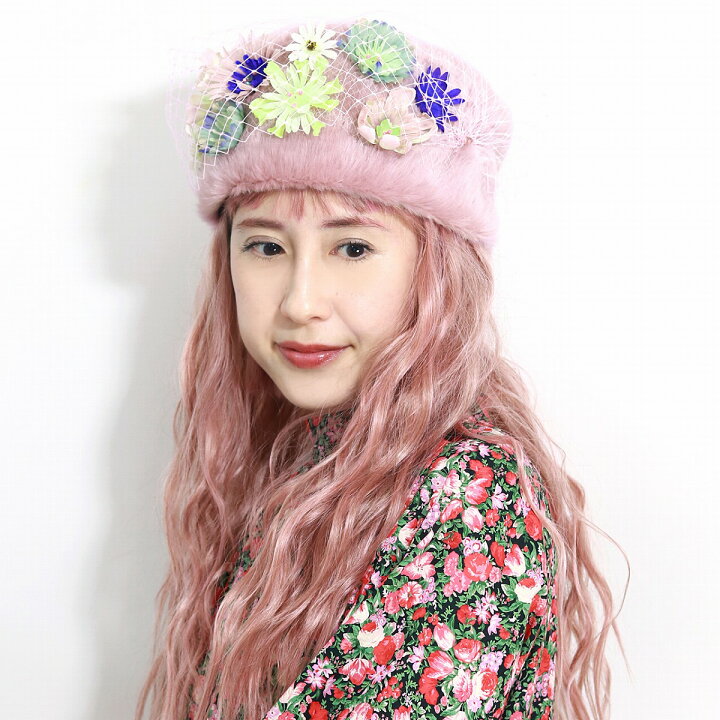楽天市場】ロシア帽 かわいい 帽子 バラ色の帽子 送料無料 ヘッド 