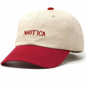 ＼本日限定クーポン利用で10%OFF／ NAUTICA キャップ メンズ ノーティカ 帽子 レディース 2トーン ロゴキャップ レトロ 2TONE 6PANEL CAP ユニセックス 6パネルキャップ フリーサイズ 全3色 ギフト プレゼント 誕生日 ラッピング 包装無料 [ baseball cap ]