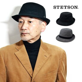 ＼本日限定クーポン利用で10%OFF／ ステットソン アルペンハット stetson メンズ 冬 アルペン ハット 千鳥格子 紳士 帽子 モノクロ STETSON 帽子 カメラマンハット カーフスエード 40代 50代 60代 ファッション シニア コーデ 小物 秋 冬 stetson 帽子通販 ギフト