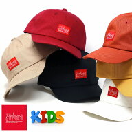 ＼本日★10%OFFクーポン対象／ キャップ キッズ 子ども用 6パネルキャップ コットンツイル ManhattanPort…