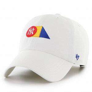 47brand �L���b�v �N���[���i�b�v �t�H�[�e�B�[�Z�u�� �u�����h cap �j���[���[�N�����L�[�X �􉽊w�� �� �� �� YANKEES PRIMARY PURPOSE CLEAN UP �z���C�g ���S�L���b�v �t���[�T�C�Y �T�C�Y������ ���W