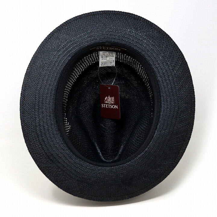 STETSON ウィペット パナマハット 黒 ブラック ステットソン メッシュクラウン ハット メンズ 高級 ハット 紳士 サマーハット パナマ帽 シンプル 高級 パナマ帽子 59cm 61cm 紳士帽子 父の日 ギフト 誕生日 プレゼント お父さん 誕生日 ラッピング無料 送料無料