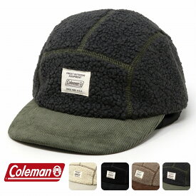 ＼最終日限定｜全品10%OFFクーポン｜1/16 01:59迄／ ジェットキャップ coleman ボア キャップ 秋冬 メンズ コールマン 帽子 レディース 防寒 コーデュロイ 暖かい 吸水速乾QUICK-DRY ボア素材 バイカラー 防寒グッズ 小顔効果 冬小物 キャップ 秋冬帽子 ユニセックス