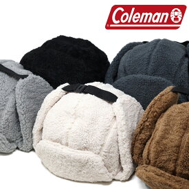 ＼最終日限定｜全品10%OFFクーポン｜1/16 01:59迄／ アビエイターキャップ ボア アウトドア メンズ 帽子 秋 冬 Colema ブランド シープボア パイロットキャップ レディース 冬帽子 コールマン 防寒 暖かい 58cm 耳まであたたかい 帽子 フライトキャップ 耳あて付き帽子 雪