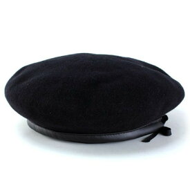 ベレー帽 メンズ ミリタリー ベレー NEW YORK HAT 帽子 バスク ベレー ウール チェコ製 ニューヨークハット アーミーベレー 大きいサイズ 紳士 ベレー レディース ハットブランド #4020 Montgomery Beret サイズ調整 M L XL 黒 ブラック 父の日 [ beret ]