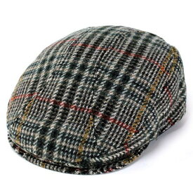 ニューヨークハット ハンチング メンズ NEWYORK HAT チェック柄 帽子 ツイード ウールリッチファブリック 紳士 ハンチング帽 グレンチェック / グレー 父の日 ギフト プレゼント ラッピング無料 [ ivy cap ]