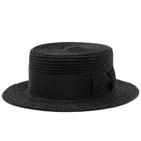 楽天市場 カンカン帽 黒の通販