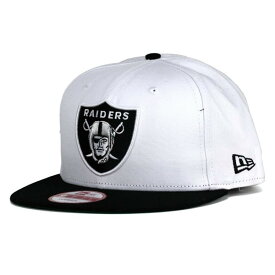 NEWERA キャップ メンズ ニューエラ new era 9FIFTY オークランド・レイダース ホワイト ブラック×ブラック NFL [ baseball cap ]