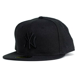 12336664 NEWERA キャップ メンズ ニューエラ new era 59FIFTY ニューヨーク・ヤンキース ブラック×ブラック MLB [ baseball cap ]