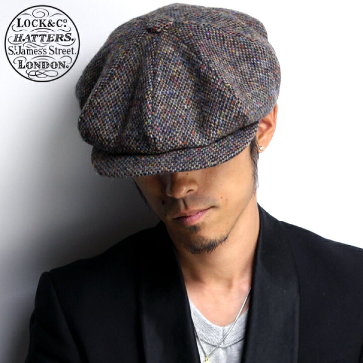 楽天市場】Lock&Co ジェームスロック キャスケット メンズ ツイード 