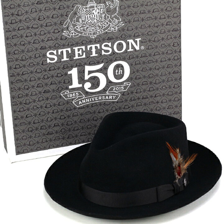 楽天市場】ステットソン ハット stetson 150周年 中折れハット メンズ 