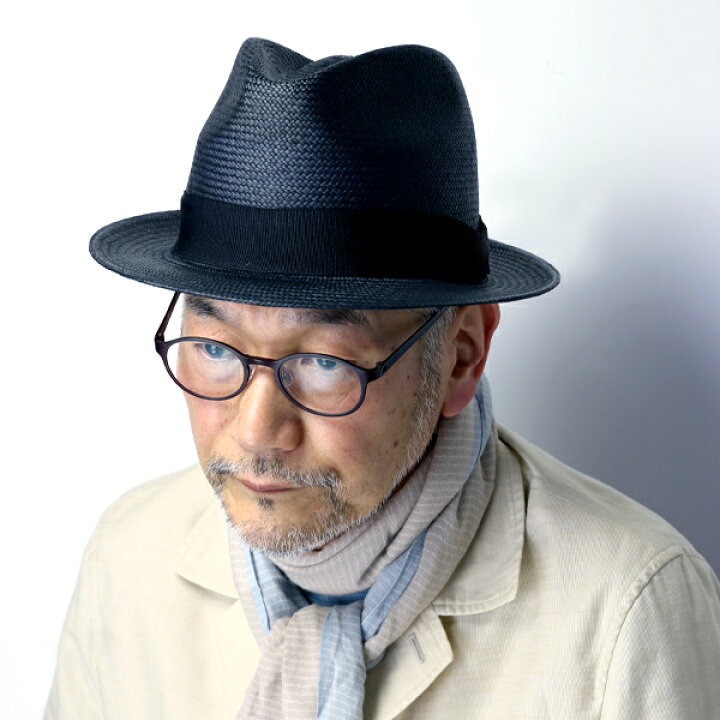 本日限定10 Offクーポン セラノハット パナマ帽 Hat L ギフト シンプル 春夏 大きいサイズ エクアドル産 ティアドロップ型 Panama コーデ 父の日 M Xl プレゼント ストローハット Serrano 黒 ハット Hat 帽子 メンズ ハンドメイド ブラック 中折れ リボン