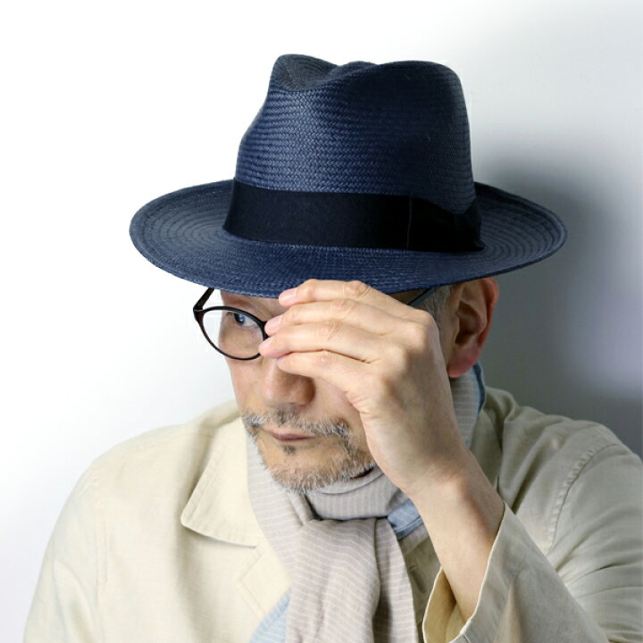 楽天市場 Serrano Hat パナマハット つば広 メンズ 中折れ帽 セラノハット ワイドブリム エクアドル 春夏 メンズハット 大きいサイズ M L Xl パナマ帽 ティアドロップ ストローハット リボン 無地 メンズ 夏 コーデ 紺 ネイビー Panama Hat 父の日ギフト プレゼント