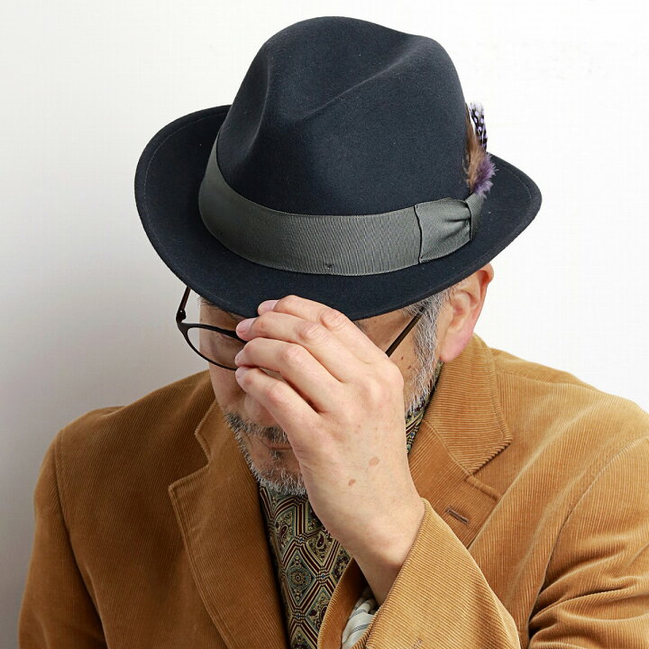 楽天市場】stetson ハット フェルト ステットソン 帽子 メンズ 羽根 