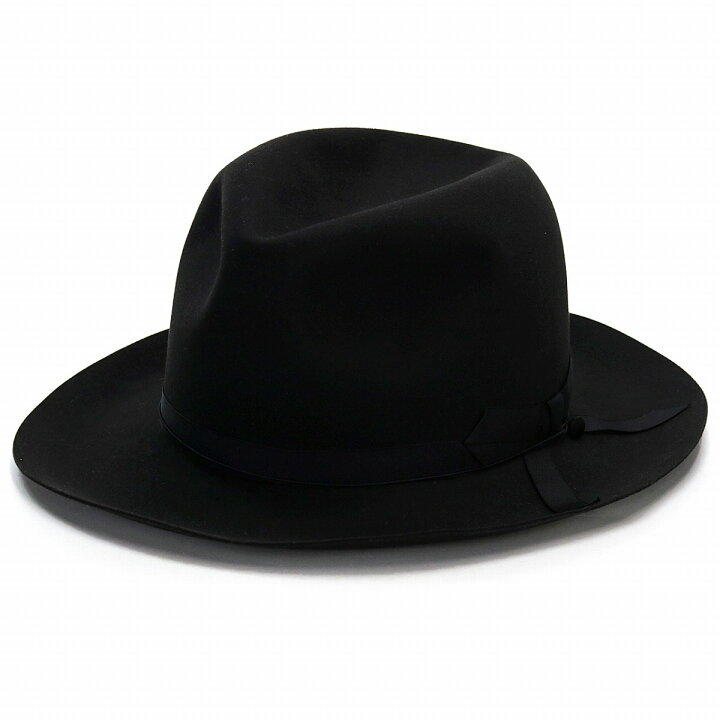 楽天市場 Stetson 帽子 メンズ フェルトハット ステットソン オープンクラウン ハット ビーバーフェルト 高級 Stetson 中折れ ボーラー 秋冬 フェルト帽 日本製 60cm 大きいサイズ 黒 チャコールグレー Fedora Stetson 帽子通販 男性 帽子 クリスマス ギフト