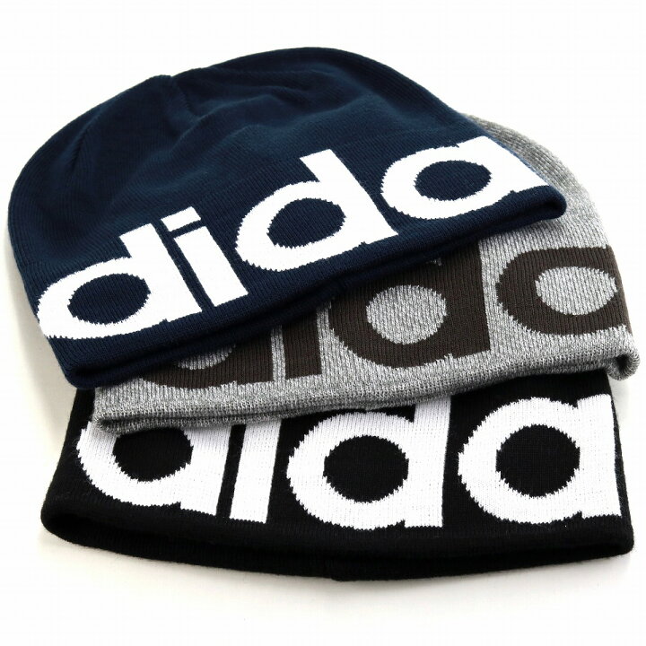 楽天市場 ニット帽 2way メンズ Adidas 帽子 ニット ビッグロゴ ビーニー 秋冬 レディース アディダス 折り返し ニットワッチ フリーサイズ ニット帽子 スポーツmix コーデ スキー スノボ アウトドア 小物 防寒 グレー Beanie Cap クリスマス プレゼント ギフト