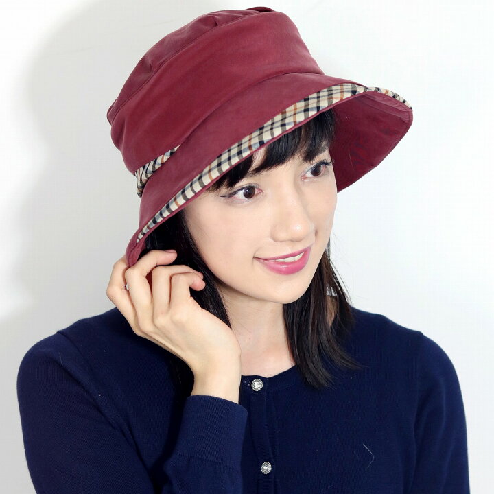 楽天市場 ハット レディース ポリエステルポプリン ダウンハット 日本製 Daks 帽子 上品 秋 帽子 レディース 冬 赤 レッド ワインレッド ワイン Uv対策 日除け Hat ダックス レディースライン お出かけ 贈り物 ラッピング無料 母の日 Elehelm帽子通販専門店