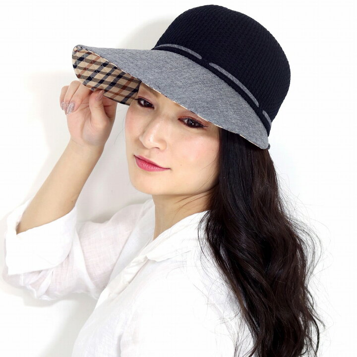DAKS レディース UVカット帽子 ジョッキー 帽子 日よけ 春夏 UVカット 