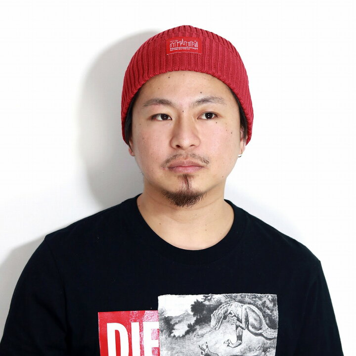 楽天市場 リブニット 帽子 春 夏 メンズ マンハッタンポーテージ タグ付き ニット帽 Manhattan Portage Ridded Knit 帽子 ワッチ レーヨンポリ メンズ ニットワッチ レディース フリーサイズ 赤 レッド Beanie Cap リンクコーデ 小物 帽子プレゼント ギフト