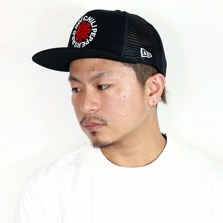 楽天市場】メッシュキャップ ニューエラ RED HOT CHILI PEPPERS 
