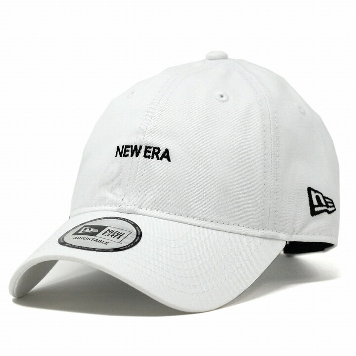 楽天市場 本日限定10 Offクーポン キャップ 6パネル Newera ロゴ ニューエラ 帽子 ミニロゴ メンズ レディース 9thirty 白 ホワイト Baseball Cap Elehelm帽子通販専門店