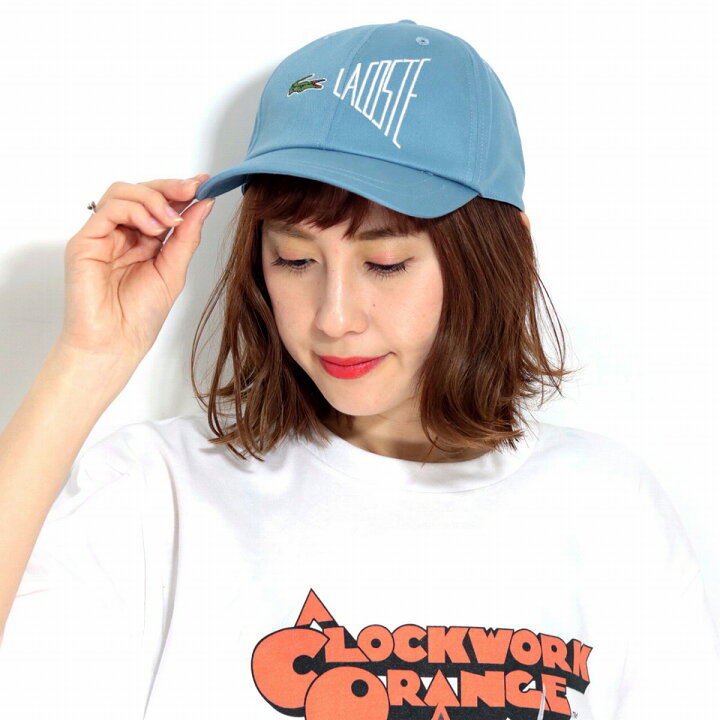 楽天市場 ラコステ メンズ キャップ ロゴ 帽子 春 水色 キャップ パステルカラー かわいい 帽子 Lacoste ワニ 個性的 キャップ ユニセックス ブルー Baseball Cap 父の日 ギフト Elehelm帽子通販専門店