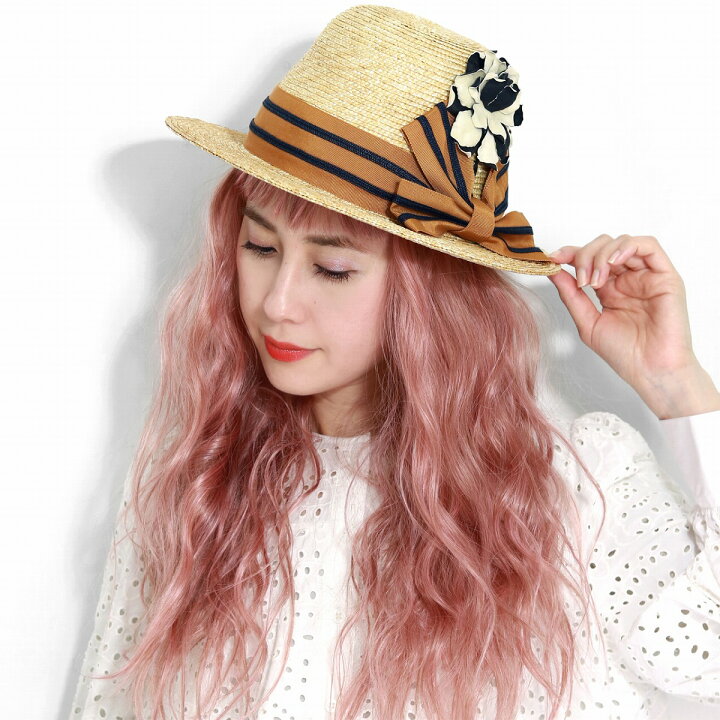楽天市場】本日▽15%OFFクーポン／ バラ色の帽子 クチナシHat 