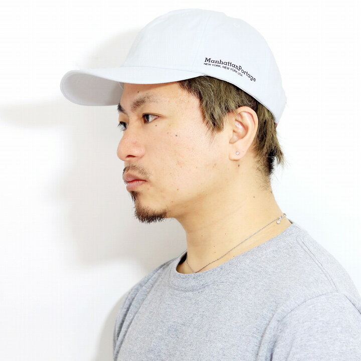 楽天市場 キャップ 白 ブランド マンハッタンポーテージ レディース 綿100 メンズ ベースボールキャップ バッグブランド 6パネルキャップ ユニセックス ベースボールキャップ 無地 シンプル ホワイト Baseball Cap Elehelm帽子通販専門店