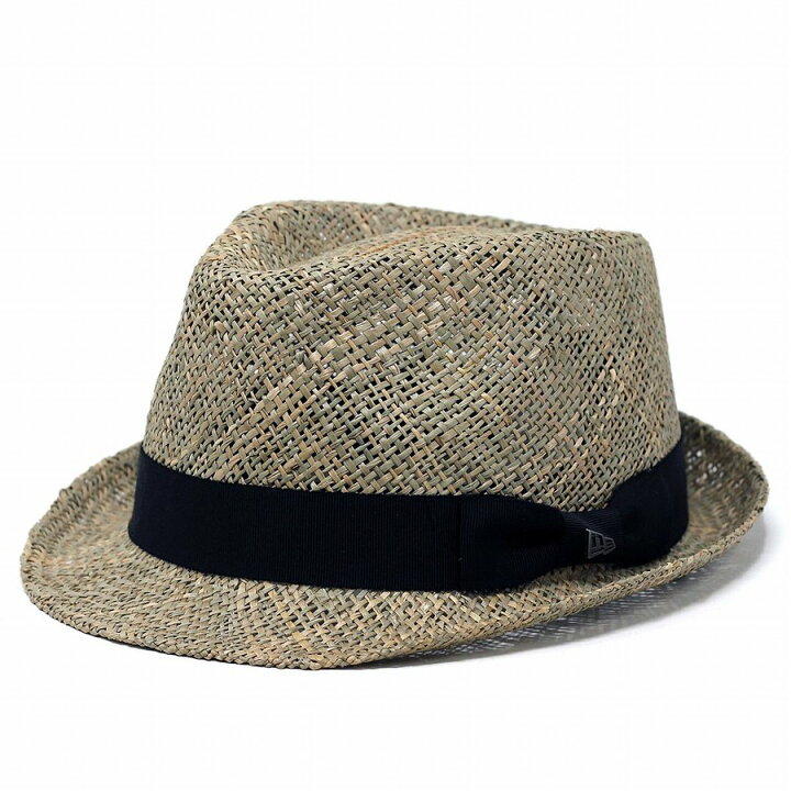 楽天市場 ニューエラ メンズ Newera ハット ストローハット シーグラス 天然草 Seagrass 中折れハット The Trilby ゴルフ ナチュラルカラー Straw Hat Fedora 代 30代 40代 ファッション ストリート メンズ コーデ ユニセックス 父の日 ギフト プレゼント