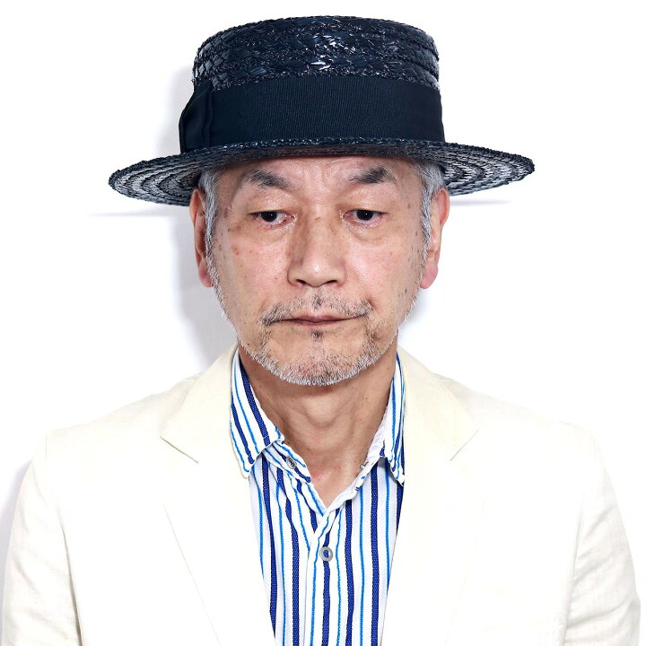 Stetson ステットソン ストローハット カンカン帽 61cm 大きい 黒