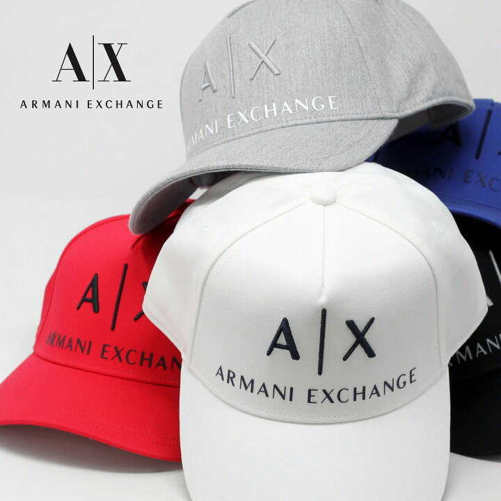 楽天市場 5 Offクーポン発行 期間限定 キャップ 牛革 アルマーニエクスチェンジ 紳士キャップ メンズ Cap スポーツ A X Armani Exchange キャップ メンズ 帽子 メンズ ゴルフ 正規輸入品 ブランド Baseball Cap 代 30代 40代 ファッション 小物 ブランド
