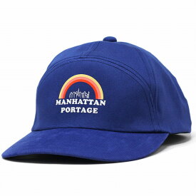 ＼本日限定クーポン利用で10%OFF／ キャップ ブランド cap 黒 コットン 紺 コーデュロイ レトロ サーフ カレッジ マンハッタン・ポーテージ 5パネルキャップ ベージュ ブラック ネイビー スポーツ アウトドア キャンプ 野外 ファッション 登山 小物 クリスマス プレゼント