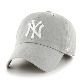 47brand クリーンナップ フォーティーセブン ブランド ニューヨーク・ヤンキース キャップ Yankees '47 CLEAN UP Gray グレー MLB 帽子 メジャーリーグ ヤンキース キャップ メンズ レディース ベースボールキャップ [ baseball cap ]