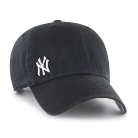 ＼本日クーポン利用で5%OFF／ 47brand キャップ メンズ ニューヨーク・ヤンキース 帽子 クリーンナップ フォーティーセブン ブランド キャップ Yankees Suspense '47 CLEAN UP 黒 ブラック クリスマス プレゼント ギフト包装無料 [ baseball cap ]