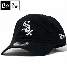 ＼6/4 20時～クーポン利用で10％OFF対象／ NEWERA キャップ メンズ 帽子 綿100% ニューエラ ブランド MLB 9TWENTY メジャーリーグ NY 920 ロゴキャップ 黒 ブラック シカゴ ホワイト・ソックス 敬老の日 ギフト プレゼント 誕生日 ラッピング包装無料 メール便無料 [