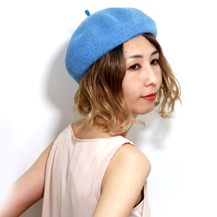 楽天市場】ベレー レディース 帽子 夏 かわいい サマーベレー 帽子 