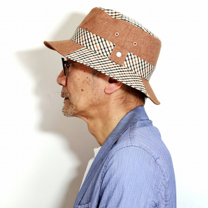 楽天市場】サハリハット メンズ 春夏 帽子 チェック ダックス ブランド 