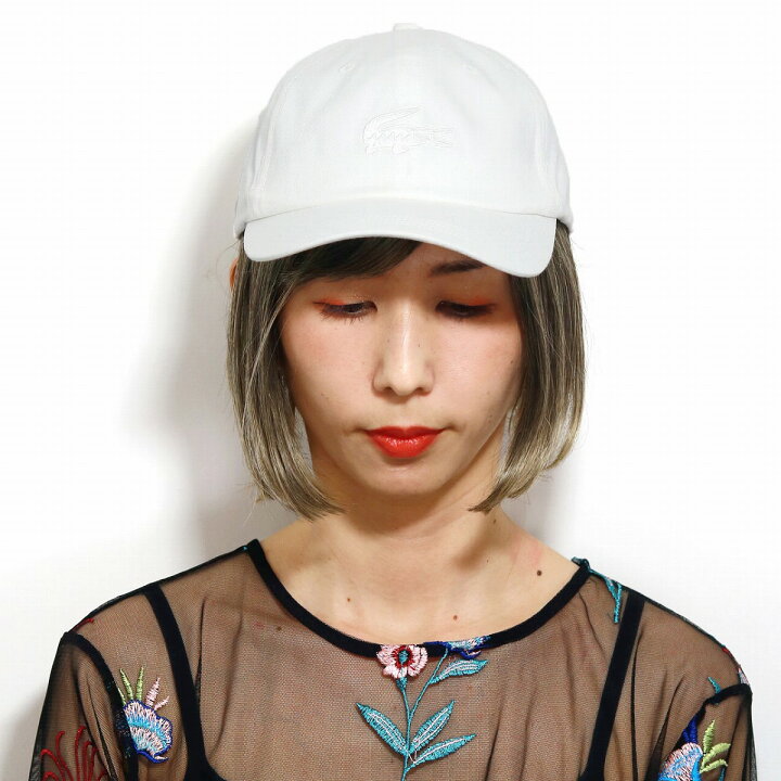 楽天市場 キャップ ラコステ メンズ ロゴキャップ Lacoste 帽子 レディースキャップ 春 夏 コットン ツイル サイズ調整 オールホワイト ワニ ブランド 白 ホワイト Baseball Cap 代 30代 40代 ファッション 父の日 母の日 ギフト 誕生日 プレゼント ラッピング