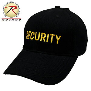 �y �����y �z ROTHCO [ ���X�R ] SECURITY ���[�v���t�@�C�� �L���b�v SECURITY SUPREME LOW PROFILE INSIGNIA CAP �� �����Y ���f�B�[�X �X�q BB�L���b�v �傫���T�C�Y LP CAP BALL CAP TWILL CAP �x���N�� �J�[�u �c�o 