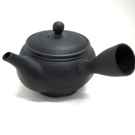 常滑焼　黒泥つぼ型急須　陶聖窯　1.7合 送料無料（沖縄・離島を除く）